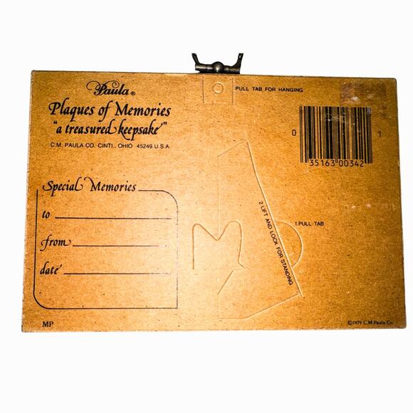 Vintage 1979 Paula “Think Positive” Plaque – Rainbow Quote Wall Art - Picture 4 of 6